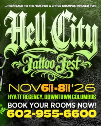Hell City Tattoo Festival 2026 - Ohio 6 November 2026