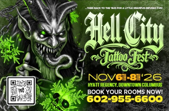 Hell City Tattoo Festival 2026 - Ohio Hell City Tattoo Festival 2026 - Ohio 6 November 2026