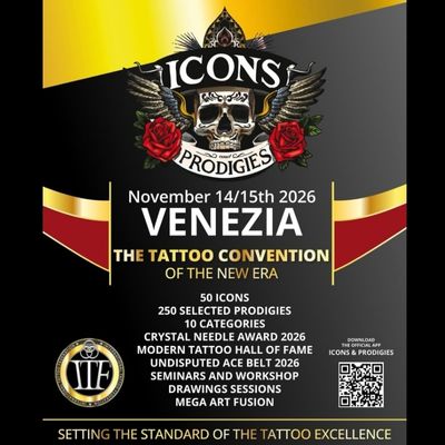 Icons & Prodigies Tattoo Convention Venice 14 November 2026