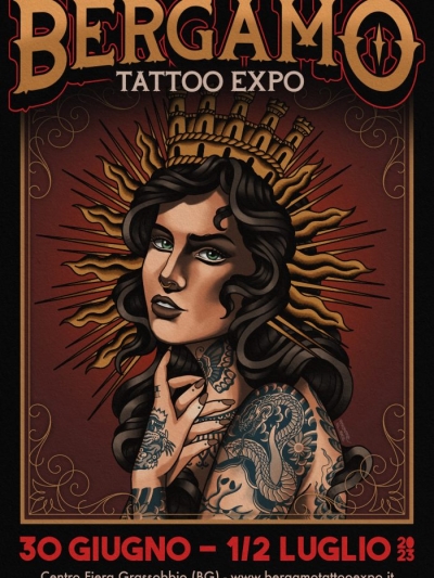 Tattoo Convention Posters Gallery Bergamo Tattoo Expo 2023