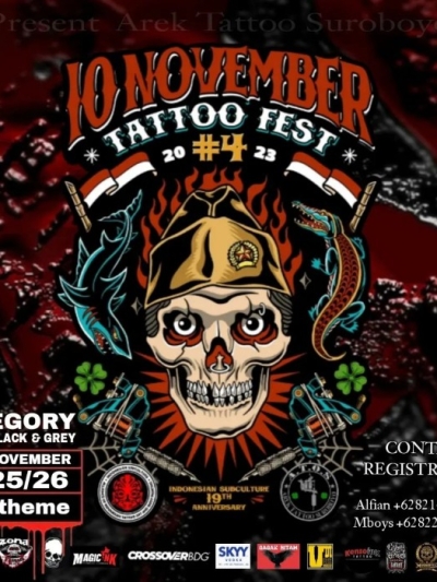 Tattoo Convention Posters Gallery 10 November Tattoo Fest 2023