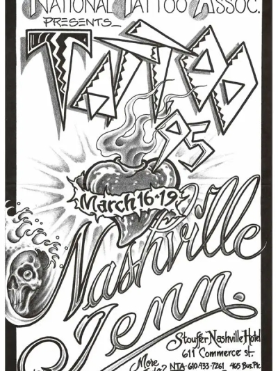 National Tattoo Assoc 1995 Tattoo Convention Posters Gallery 14 November 2023